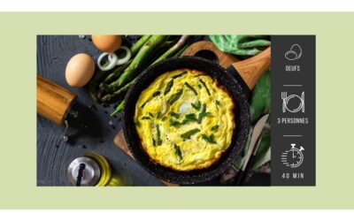 recette de saison : omelette aux asperges sauvages et pommes de terre